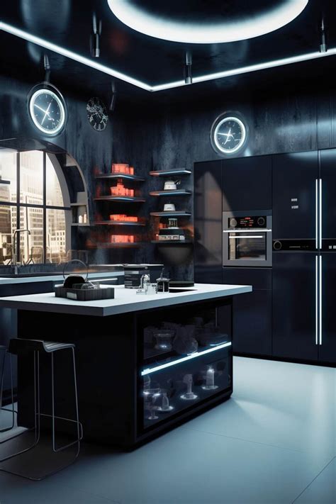 Cyberpunk Kitchen Design Ideas