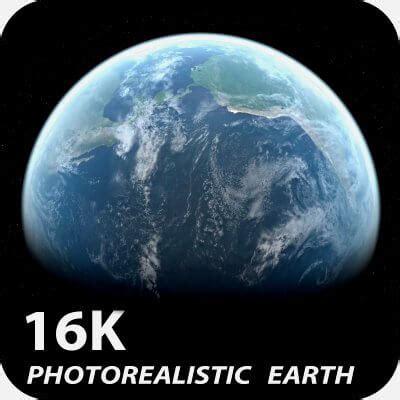 16k Photorealistic Earth - 3D Model by Galva858