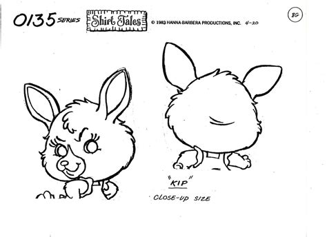 Shirt Tales 1982 Part 1 Model Sheets Turnarounds Character
