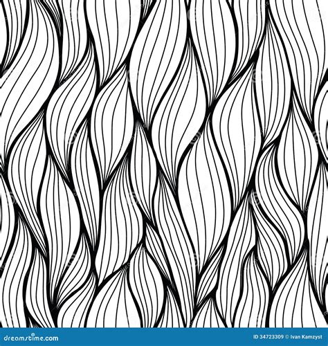 Seamless Abstract Pattern Black White Royalty Free Stock Images