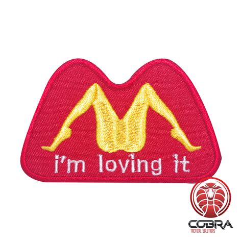 Im Loving It Sexy Funny Military Patch Velcro Military Airsoft