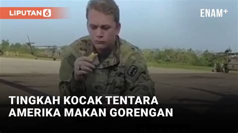 Koplak Tentara Amerka Malah Diajarin Makan Gorengan Sambil Ngopi