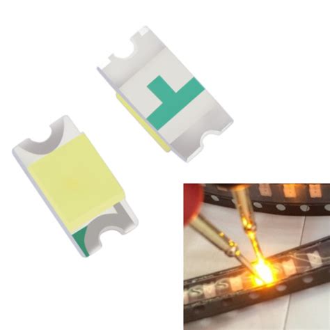 LED dioda SMD 1206, žlutá