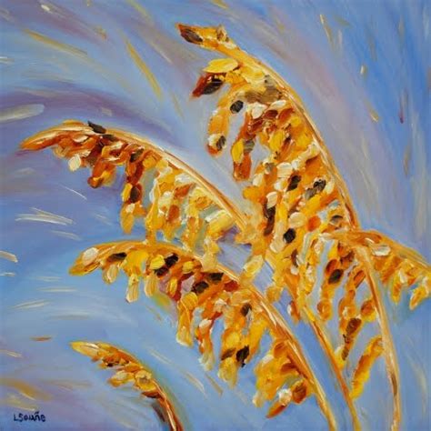 Laura Sauñe Oil Paintings: Sea Oats Commission