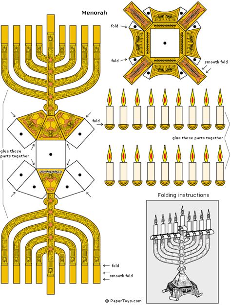 Menorah Printable