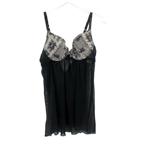 Jessica Simpson Intimates Sleepwear Jessica Simpson Lingerie Babydoll Nightie Thong Panty