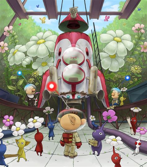 Rebuilding The Hocotate Ship Pixiv Kudan Pikmin 2 ゲーム 壁紙 イラスト