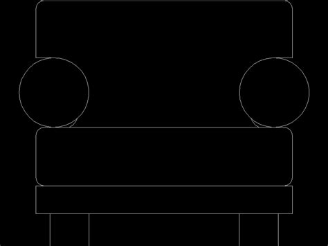 Fauteuil 001 Dans Autocad Téléchargement Cad 187 Kb Bibliocad