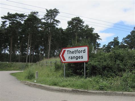 Thetford Ranges Sign A11 Thetford Norfolk Originally Up Flickr