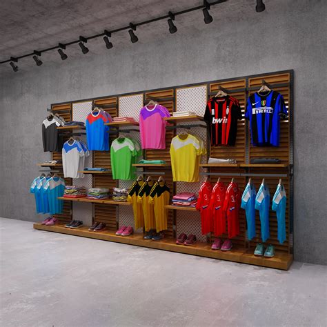 Retail Clothing Store Fixtures Display Showcase Clothes Stands ...