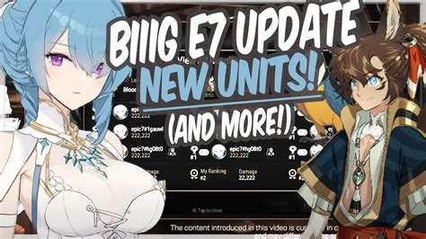 Huge Epic Seven Update New Units Skins Sidestories More E