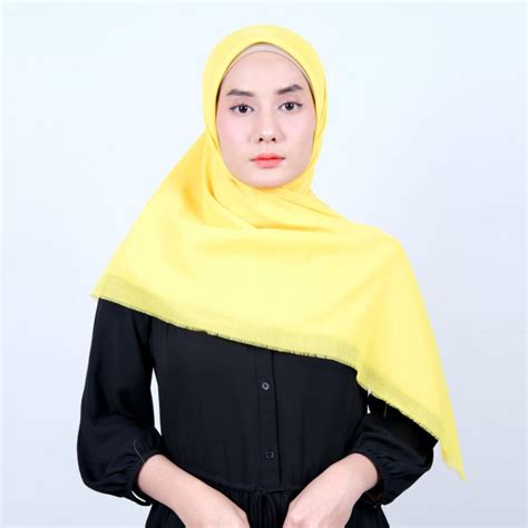 Jual Jilbab Segi Empat Polos Hijab Kerudung Ansania Saudia Rawis