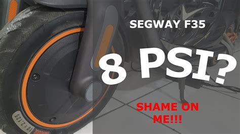 Segway F35 Tire Pressure Youtube