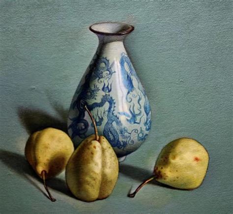 Oil On Canvas Pears Still Life Painting R Oilpainting