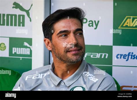 SÃO PAULO SP 21 04 2024 PALMEIRAS X FLAMENGO Coach Abel Ferreira