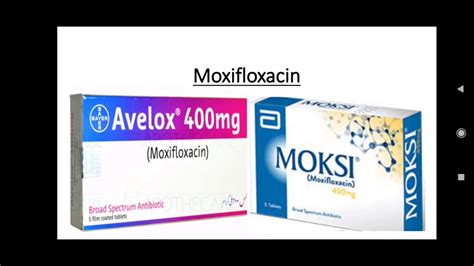 Moxifloxacin 400mg Tab Avelox Moksi Uses Dosage Side Effects In Hindi