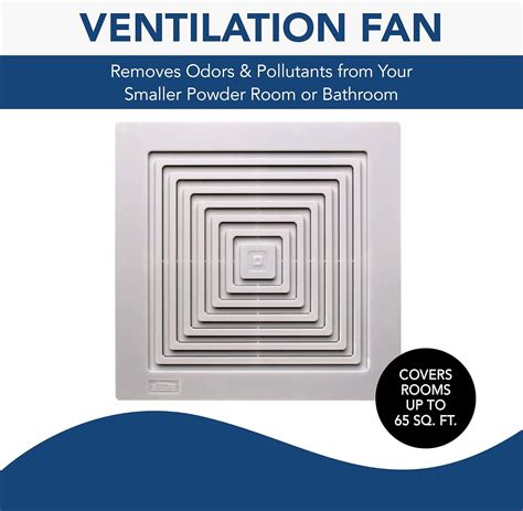 Buy Broan Nutone Ventilation Fan White Square Ceiling Or Wall