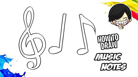 15 Easy Music Notes Drawing Ideas - How to Draw