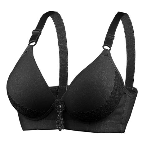 Mallwal Sports Bras Women Convertible Bra Feature V Neck Longline Bra Style W 1132 Black L