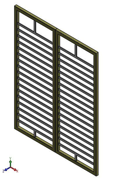 Sliding Patio Door 6 Solidworks Thousands Of Free CAD Blocks