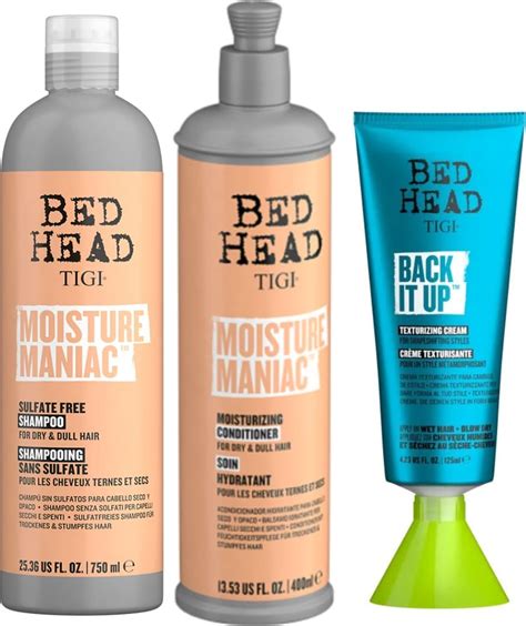 Kit Tigi Bed Head Moisture Maniac Back It Up Produtos