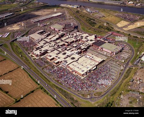 Aerial View Of The Metro Centre Gateshead Near Newcastle Upon Tyne