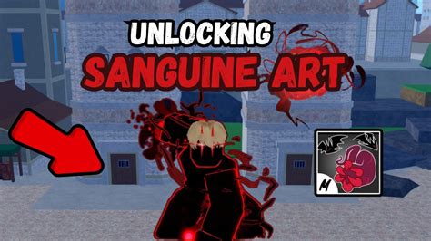 I Unlocked The Sanguine Art Fighting Style In Blox Fruits Youtube