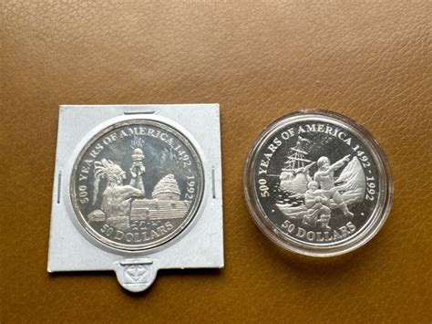 Cook Islands Dollars Series Years Of America