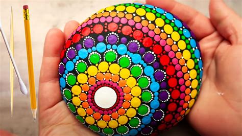 Diy Mandala Rock Painting Diy Ways