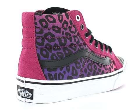 Vans Sk8 Hi Slim Cheetah Zebra Roseviolet