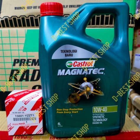 Jual Paket Oli Mesin Castrol Magnatec Filter Oli Toyota