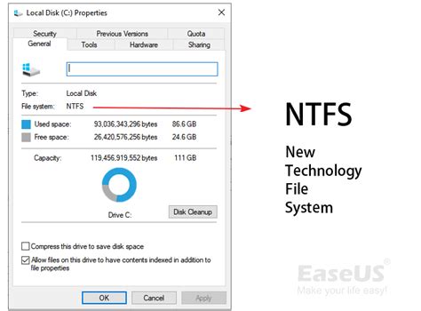 Qu est ce que le système de fichiers NTFS en ai je besoin Avantages