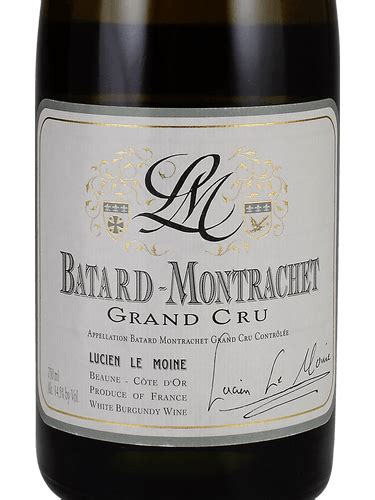 Lucien Le Moine Batard Montrachet Grand Cru Vivino France