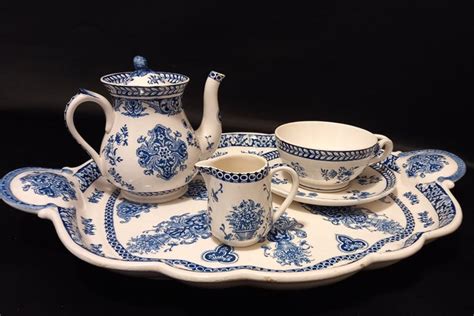 Gien - Coffee and Tea set (5) - Ceramic - Catawiki