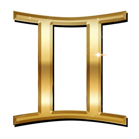 Gemini Horoscope PNG Picture Zodiac Calendar Gold Prophecy Astrology