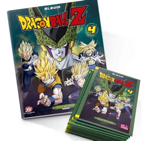 Pack Album 20 Sobres Dragon Ball Z 4 Saga De Cell Parte 2 Cuotas