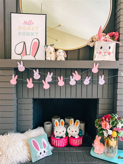 How To Make Your Own Easter Garland With Bunny Template