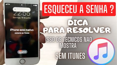 COMO DESBLOQUEAR IPHONE INATIVO Rapido E Facil Sem ITunes 2023 YouTube