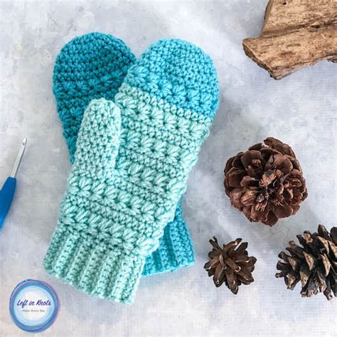 25 Sleek And Sophisticated Free Crochet Mitten Patterns Love Life Yarn