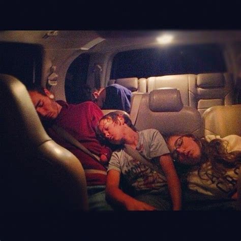 All Four Kids Fell Asleep On The Way Home From The Zombie Walk Saturday