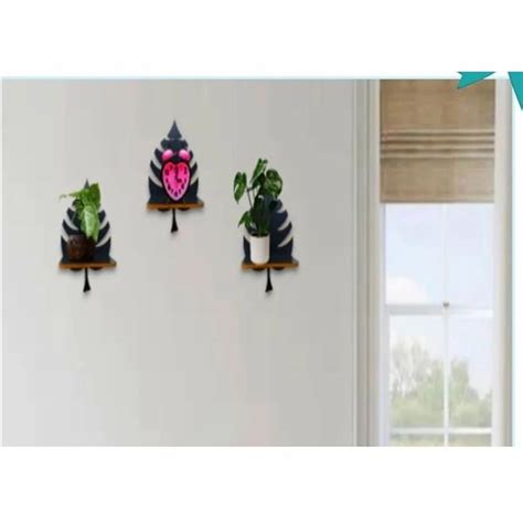 Polished Wooden Unique Wall Shelves At Rs 300set In Jaipur Id