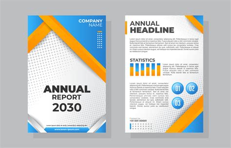 Modern Annual Report Template 5421922 Vector Art At Vecteezy