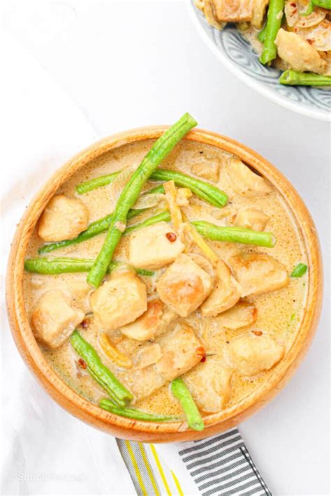 Filipino Tofu In Coconut Milk Ginataang Sitaw With Tofu Simply Bakings