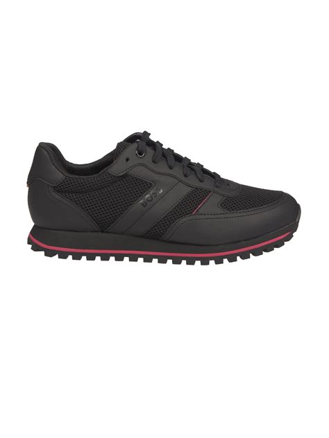 Hugo Boss Parkour Sneakers In Black Modesens
