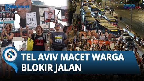 Warga Israel Protes Soal Pembebasan Sandera Pengunjuk Rasa Tidur Di