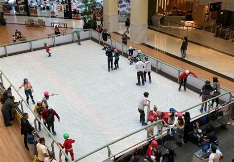 Shopping Contagem Inaugura Pista De Patina O No Gelo Para A Temporada