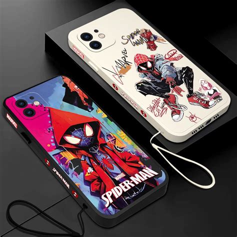 Funda De Silicona L Quida Suave Para Tel Fono Carcasa De Dibujos