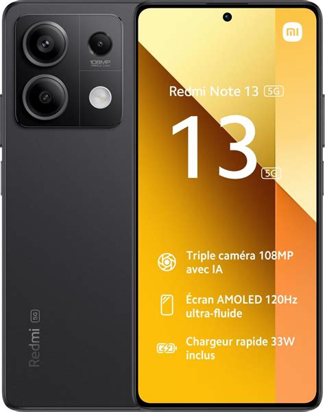 Xiaomi Redmi Note 13 5G 256GB Graphite Black Amazon It Elettronica