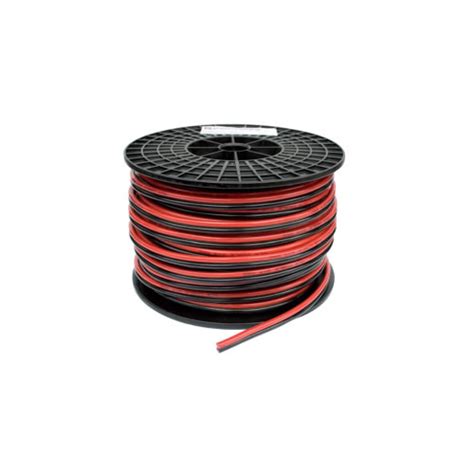 Luidsprekerkabel Twinflex rood zwart 2 x 0 75 mm² dutchelectropower nl