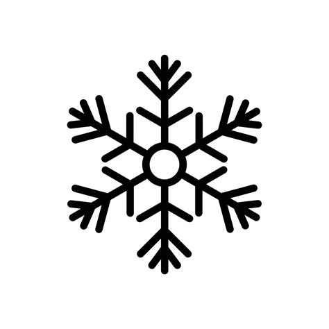 Winter Snow Icon Snowflake Icon Website Snowflake Icon Vector